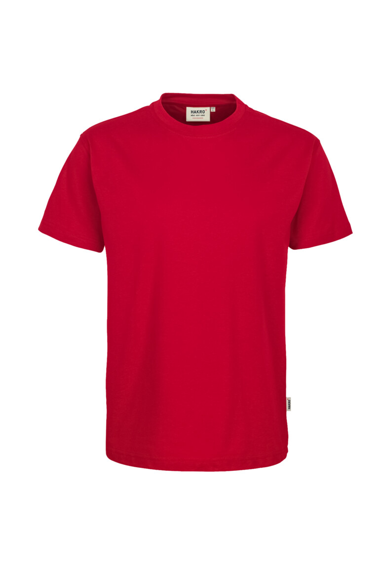 HAKRO 281 T-Shirt MIKRALINAR® in Rot – Vorderansicht