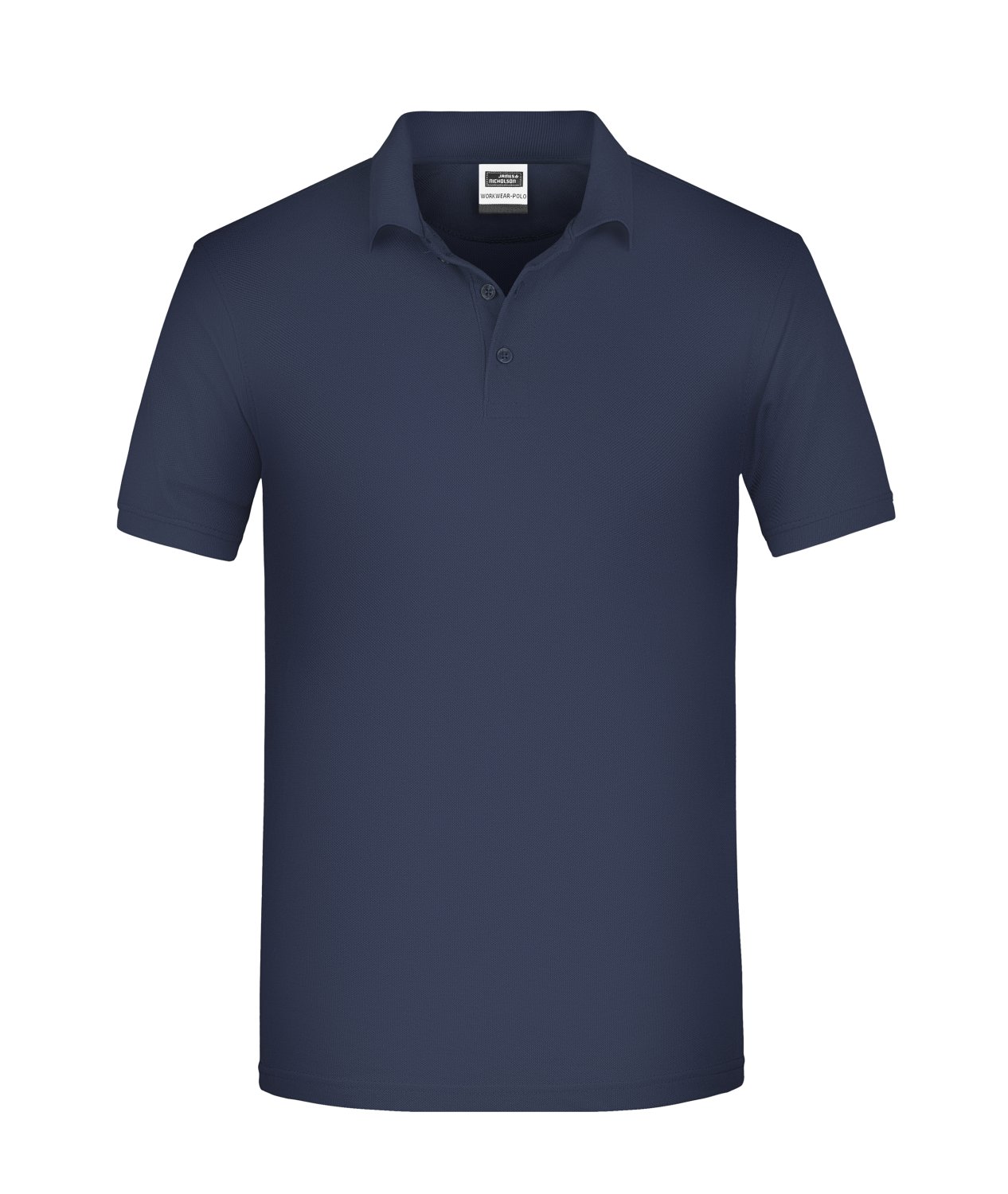 Daiber Men's ORGANIC Workwear Polo OCS Blended in Navy – Vorderansicht