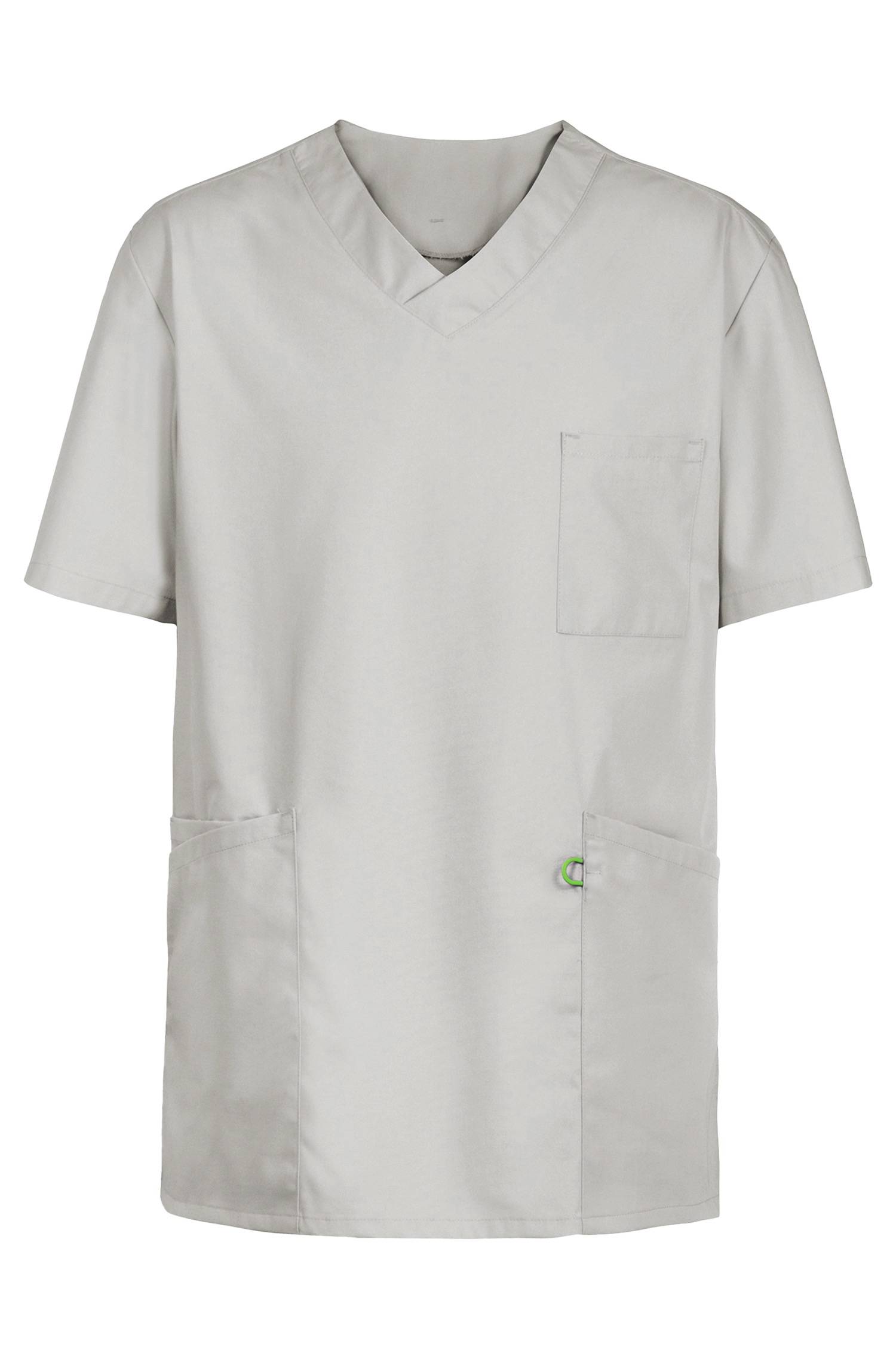 Greiff Unisex-Schlupfkasack RF Care in Lichtgrau – Vorderansicht