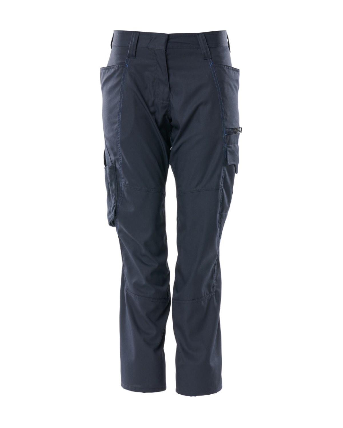 MASCOT Accelerate Hose mit Schenkeltasche (Damen) in Schwarzblau – Vorderansicht