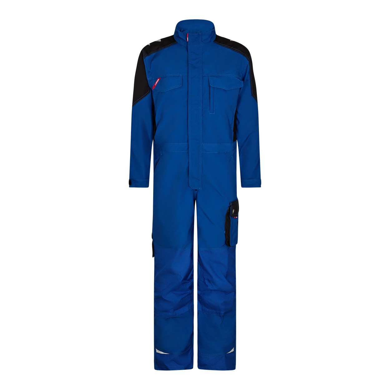 ENGEL Galaxy 4810-254 Overall in Surfer Blue/Schwarz – Vorderansicht