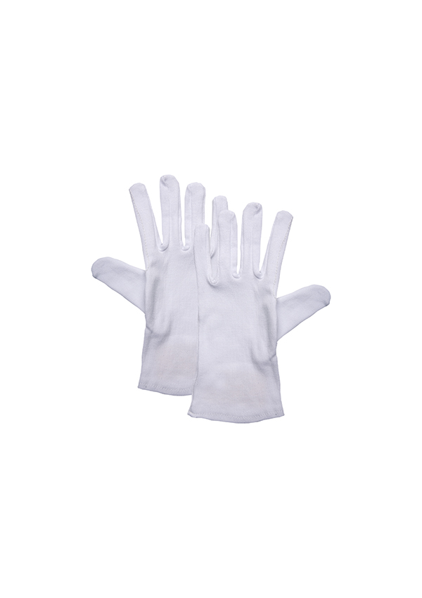 Karlowsky Servierhandschuh Sevilla, 1 Paar / Pack in Weiß – Vorderansicht