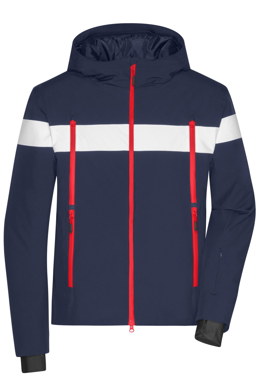 Daiber Men's Wintersport Jacket in Navy/White – Vorderansicht