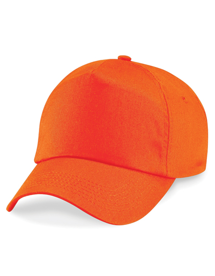 Beechfield Original 5 Panel Cap in Orange – Vorderansicht