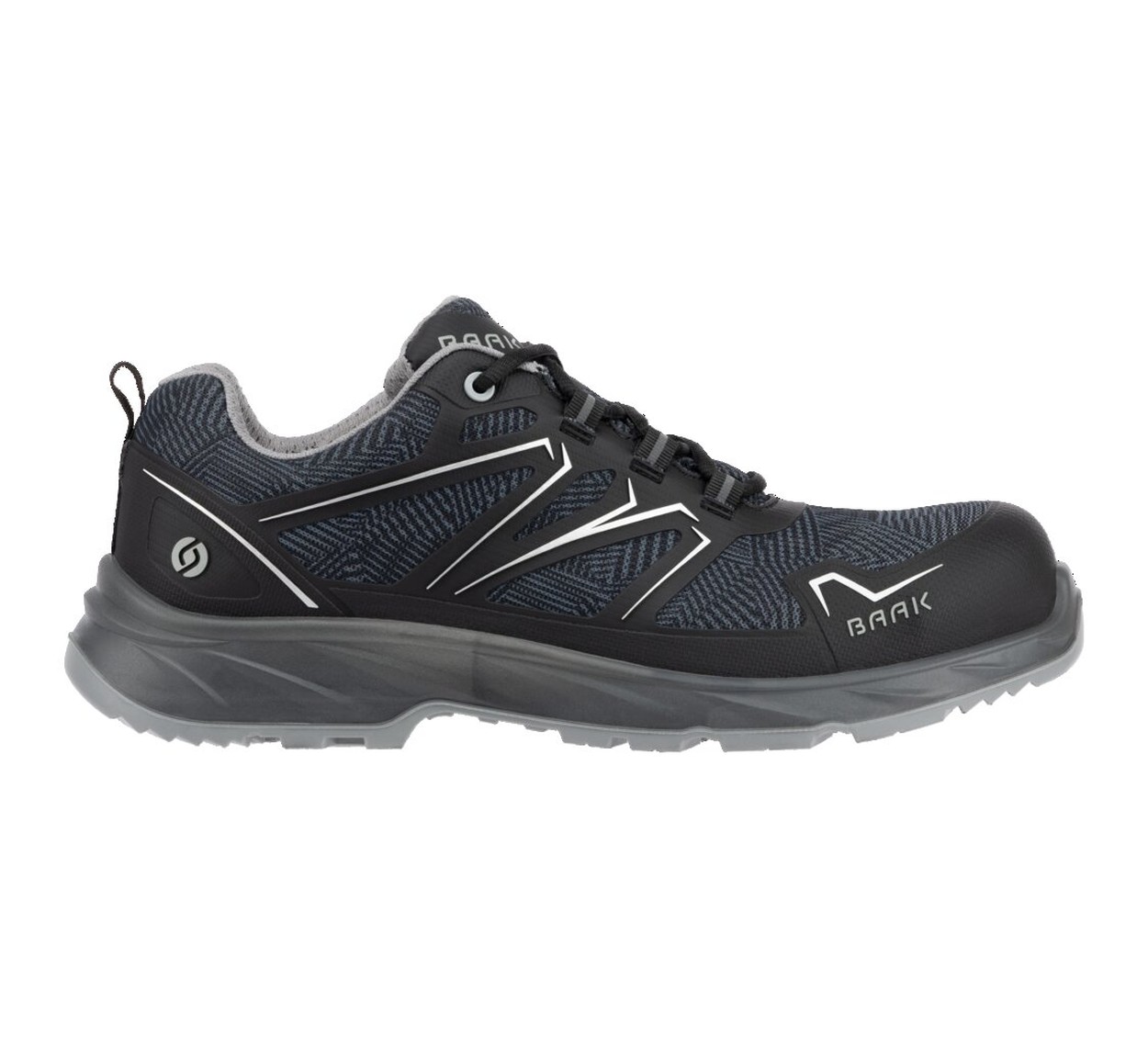 BAAK Halbschuh S3S FO LG SR ESD PAT in Schwarz – Vorderansicht