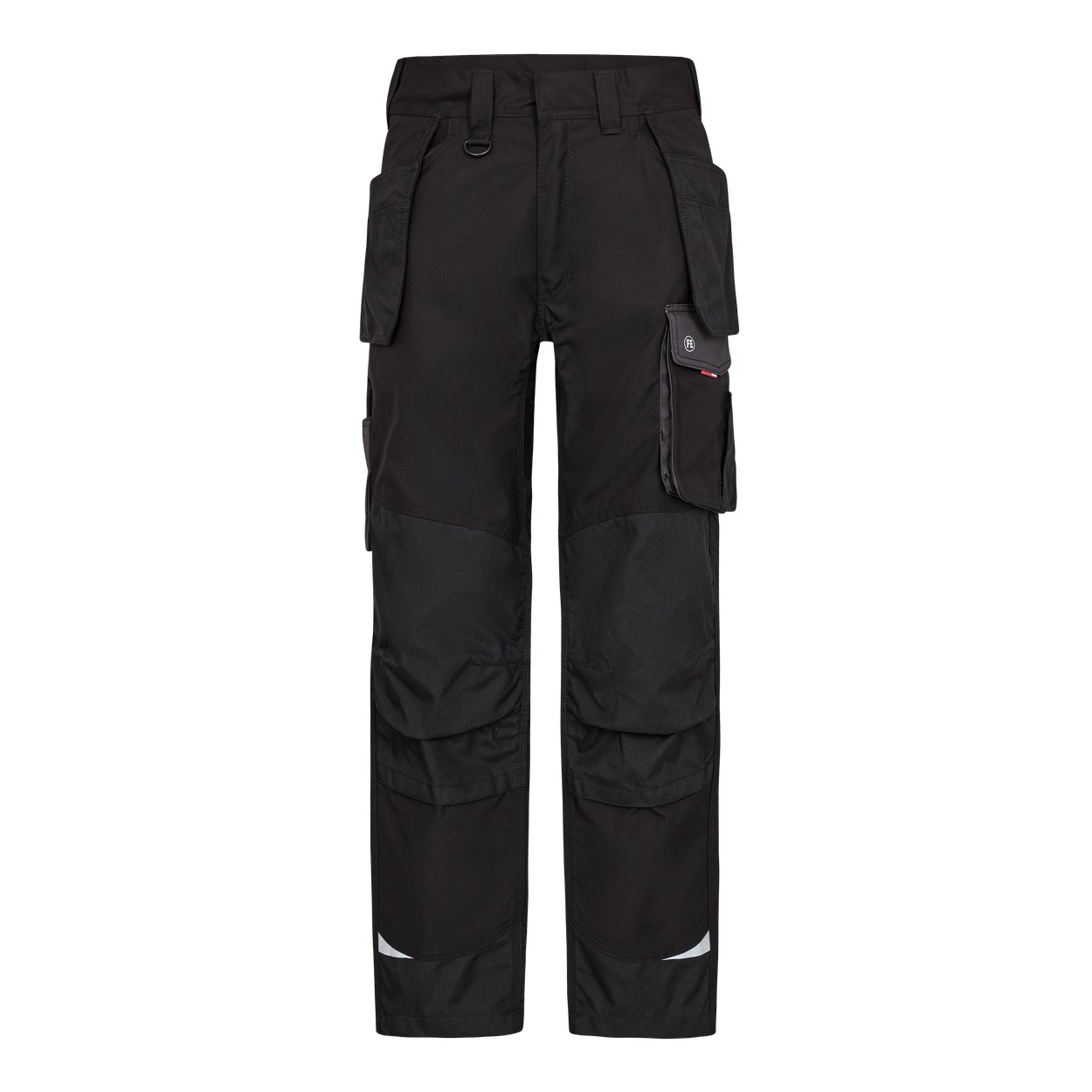 ENGEL Galaxy 2811-254 Arbeitshose mit Holstertaschen in Schwarz/Anthrazit Grau – Vorderansicht