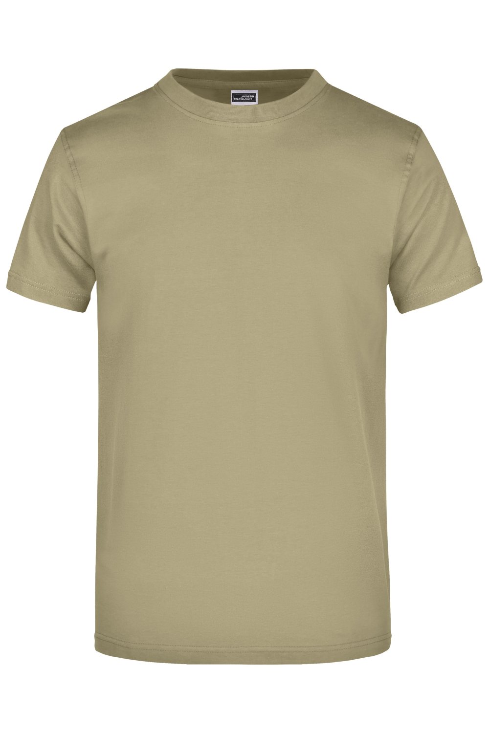 Daiber Round-T Heavy (180g/m²) in Khaki – Vorderansicht