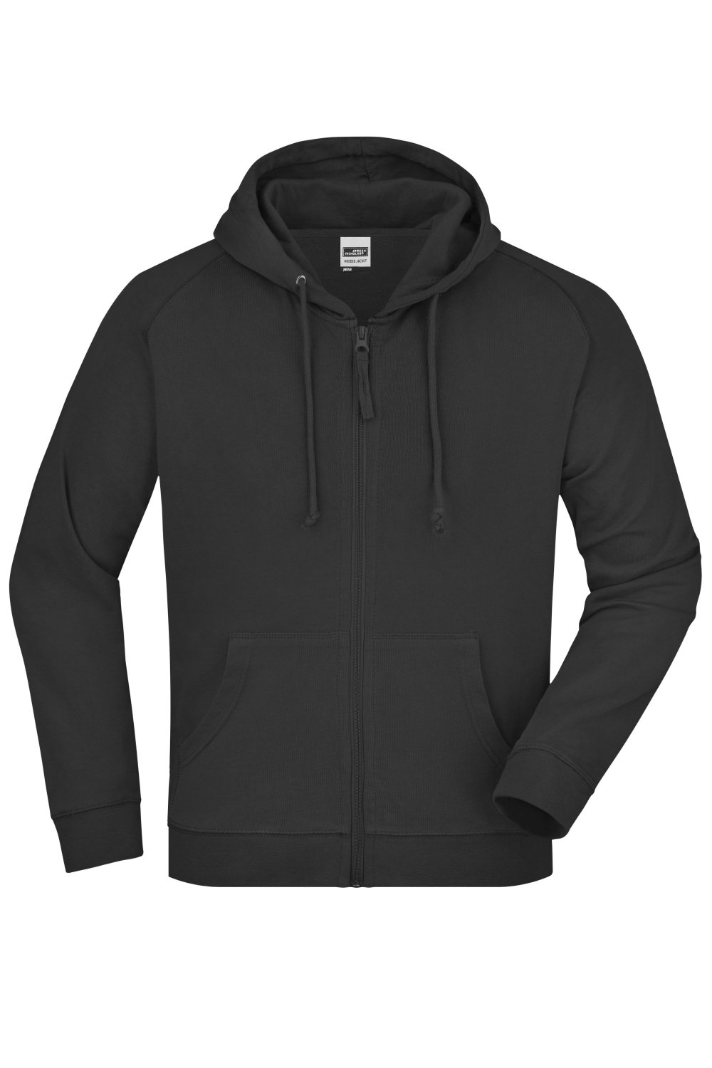 Daiber Hooded Jacket in Black – Vorderansicht