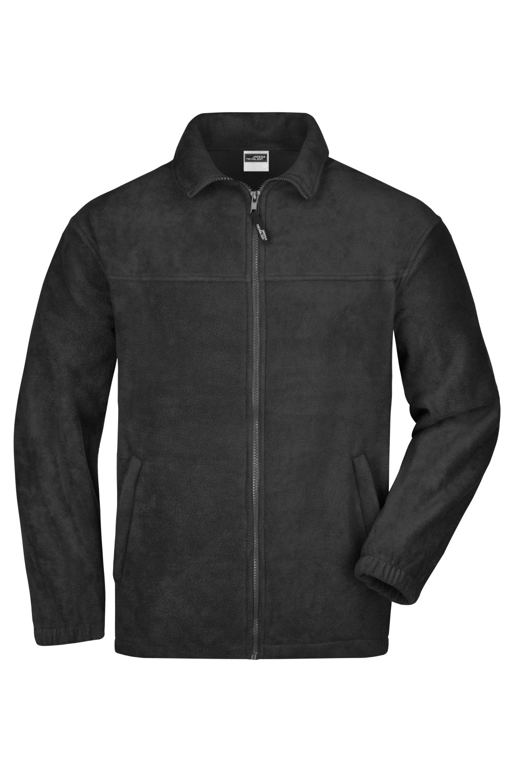 Daiber Full-Zip Fleece in Black – Vorderansicht