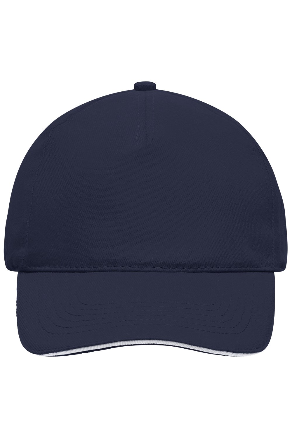 Daiber 5 Panel Sandwich Cap in Navy/White – Vorderansicht