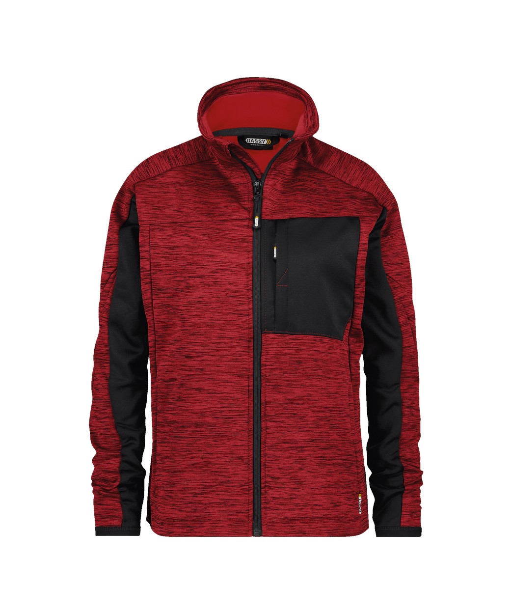 DASSY® Convex Women in Rot/Schwarz – Vorderansicht