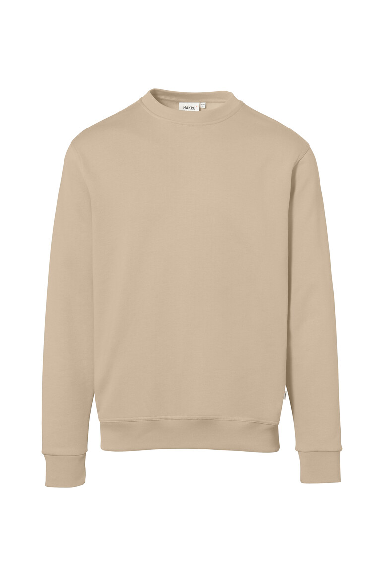 HAKRO 471 Sweatshirt Premium in Sand – Vorderansicht