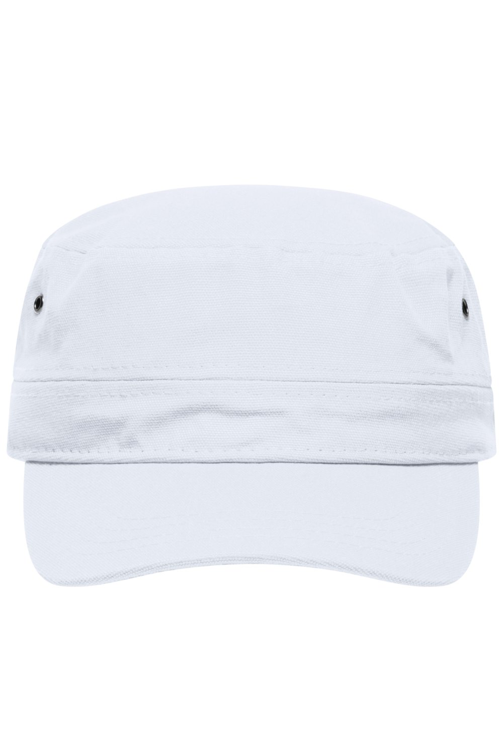 Daiber Military Cap in White – Vorderansicht