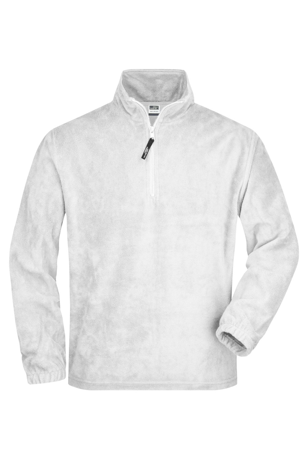 Daiber Half-Zip Fleece in White – Vorderansicht