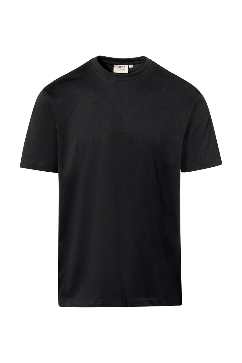 HAKRO 293 T-Shirt Heavy in Schwarz – Vorderansicht