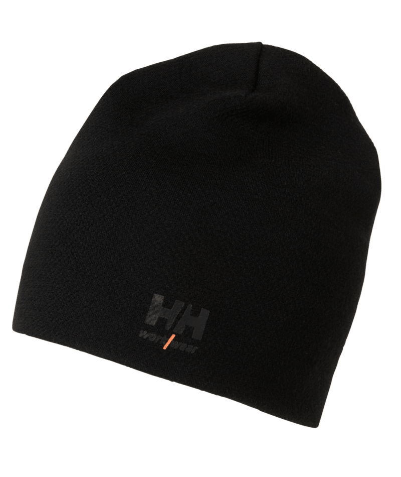 Helly Hansen Workwear HH LIFA MERINO BEANIE in Schwarz – Vorderansicht