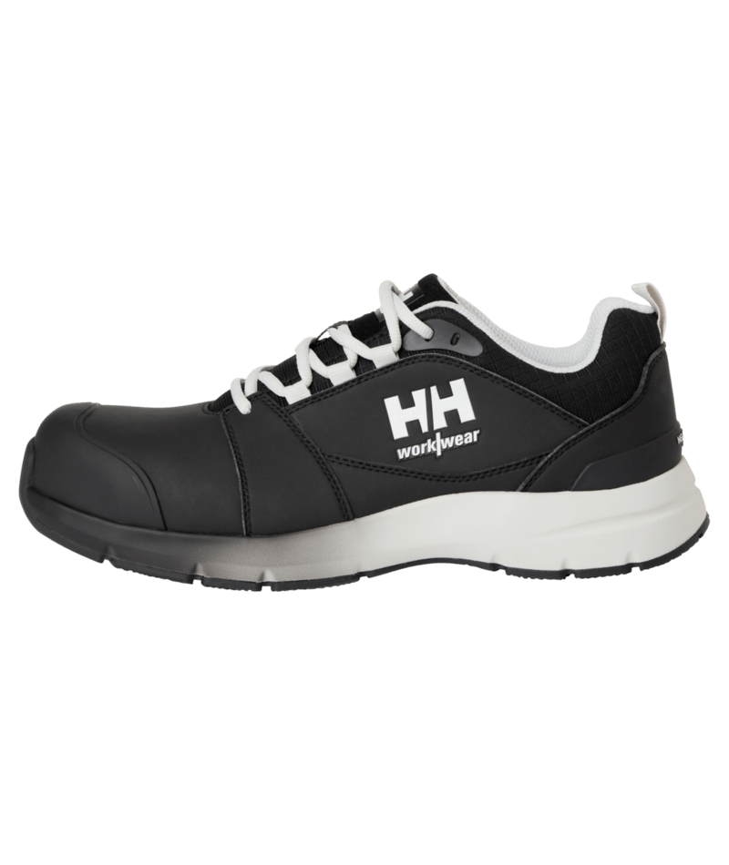 Helly Hansen Workwear MANCHESTER MXR LOW S3S in Schwarz/Grau – Vorderansicht