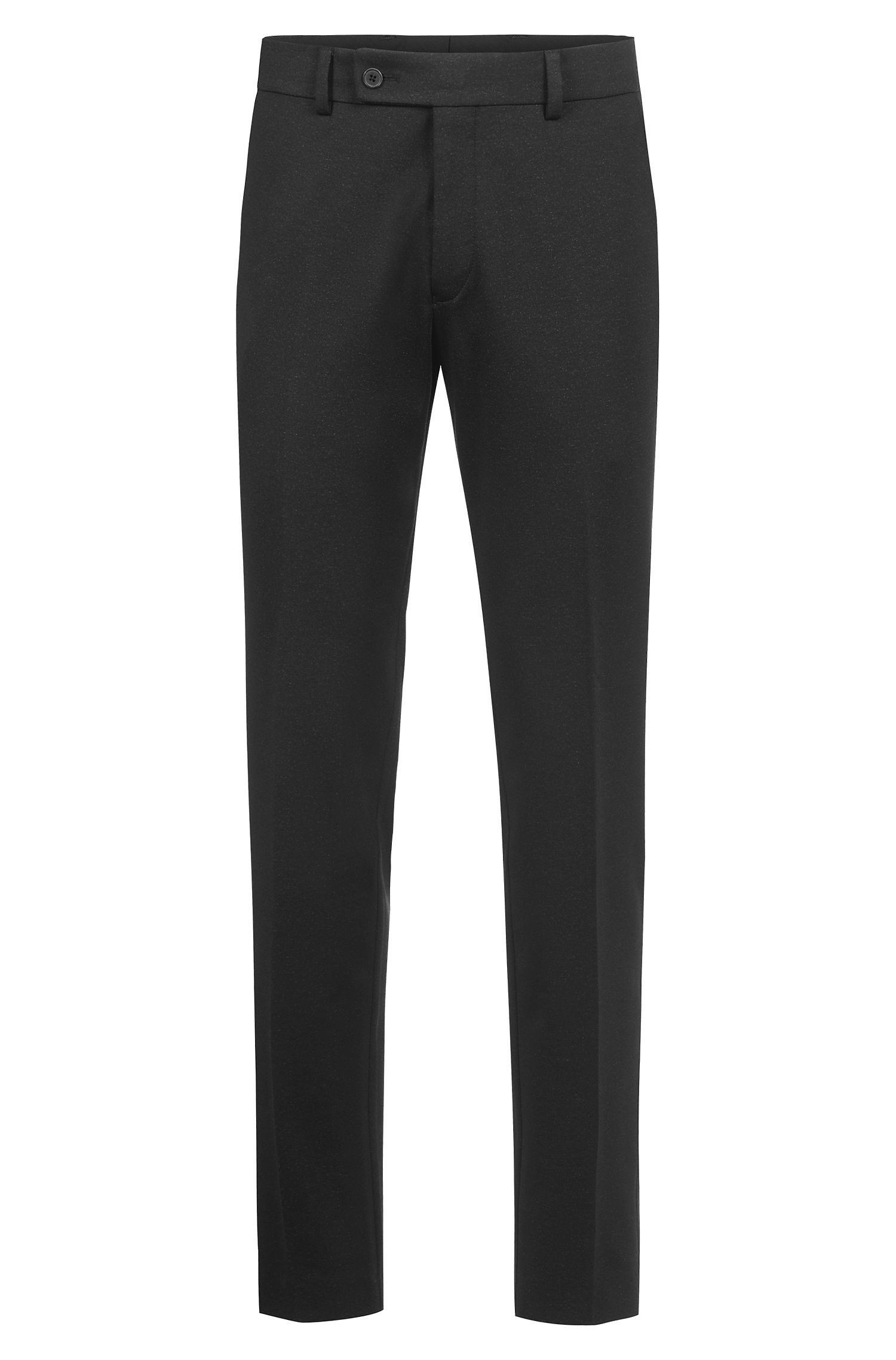 Greiff Herren-Jerseyhose RF Casual in Anthrazit Meliert – Vorderansicht