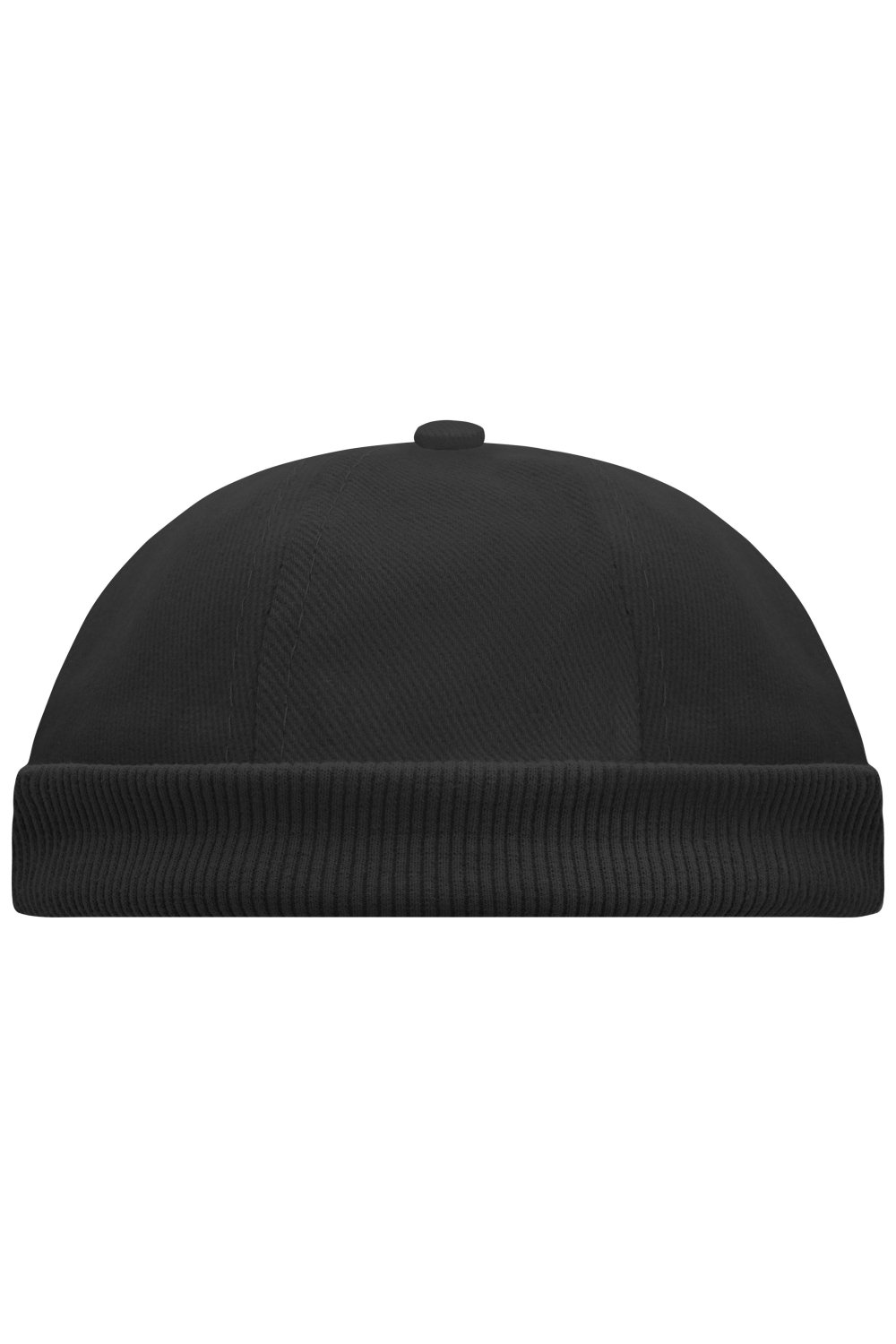 Daiber 6 Panel Chef Cap in Black – Vorderansicht