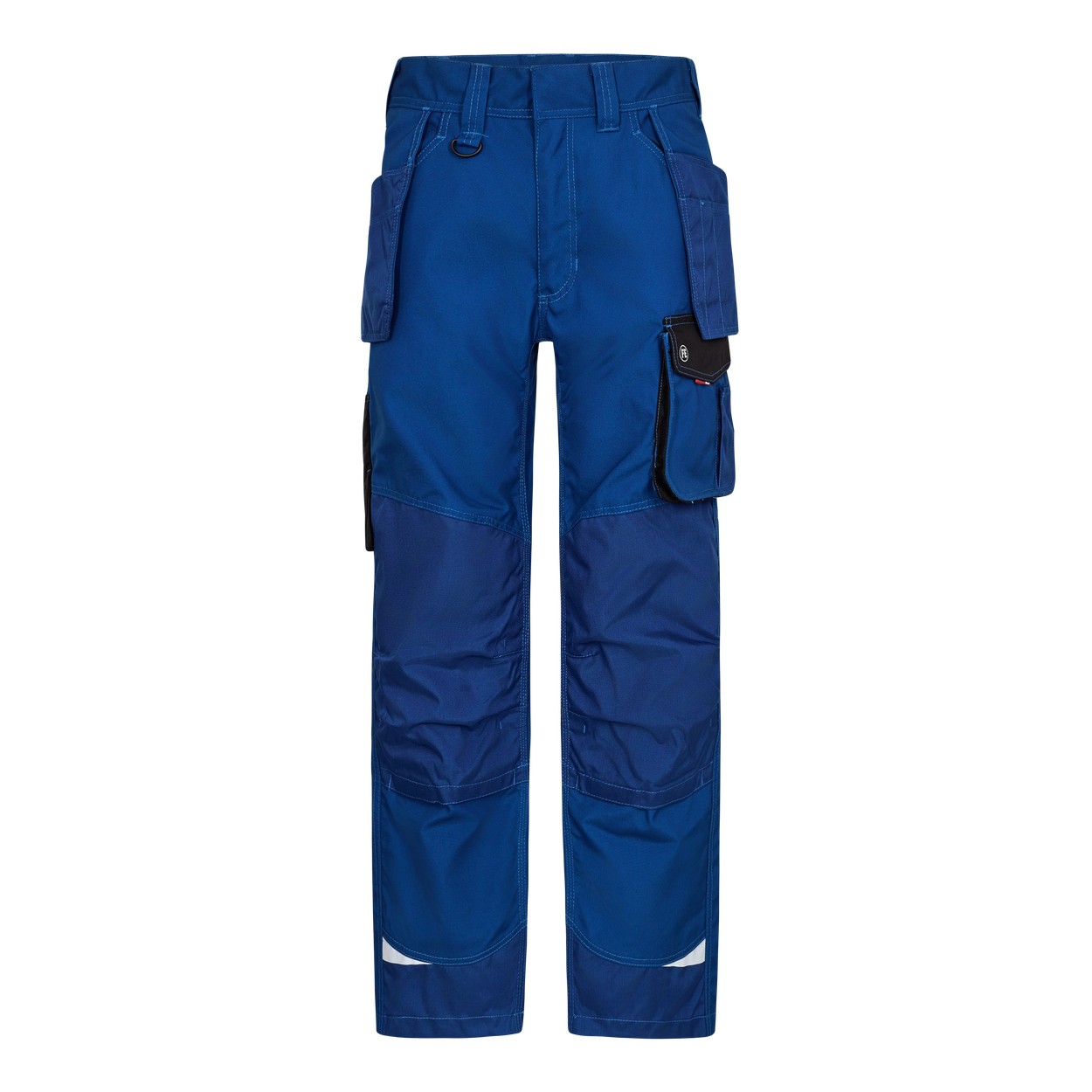 ENGEL Galaxy 2811-254 Arbeitshose mit Holstertaschen in Surfer Blue/Schwarz – Vorderansicht