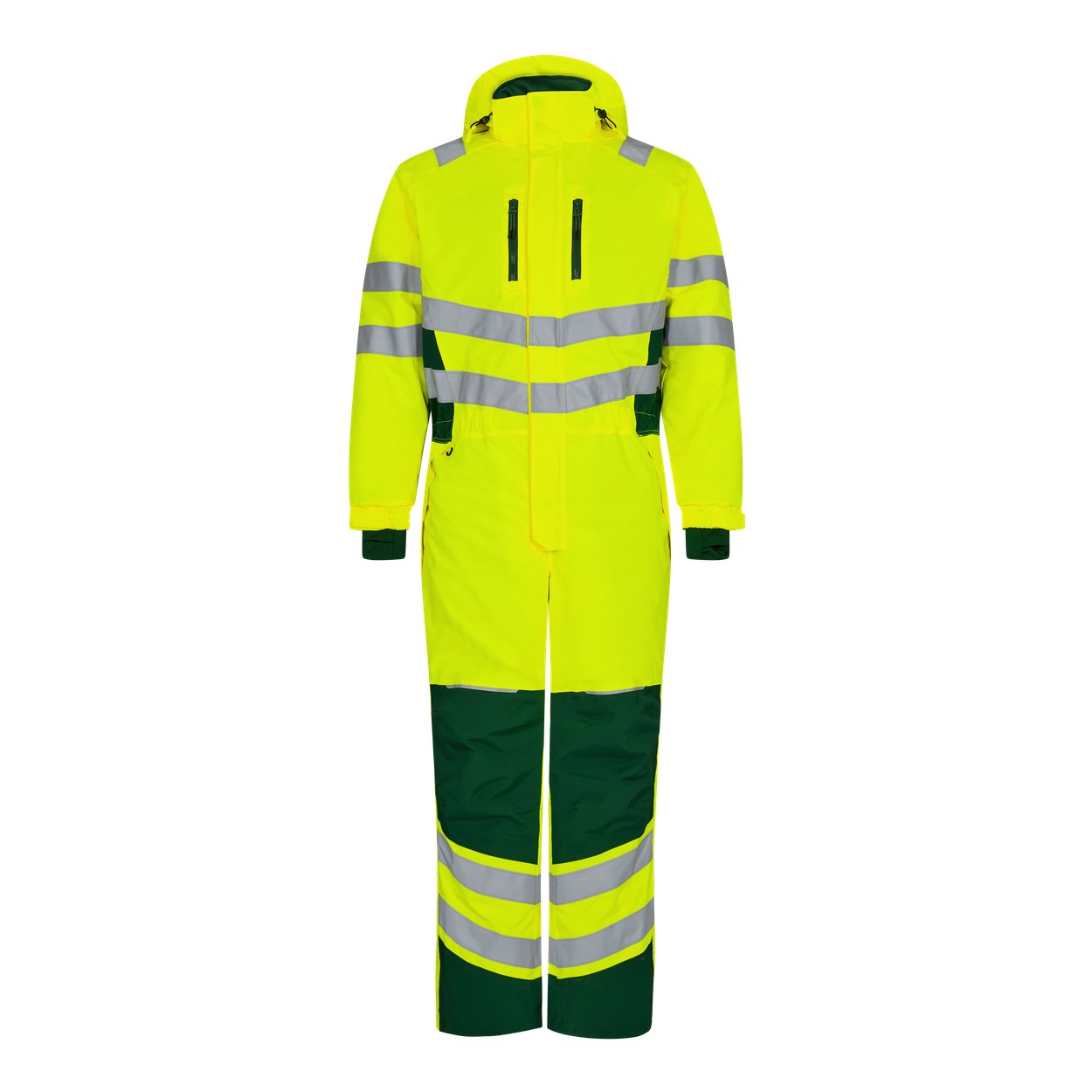 ENGEL Safety 4946-930 Winteroverall in Gelb/Grün – Vorderansicht