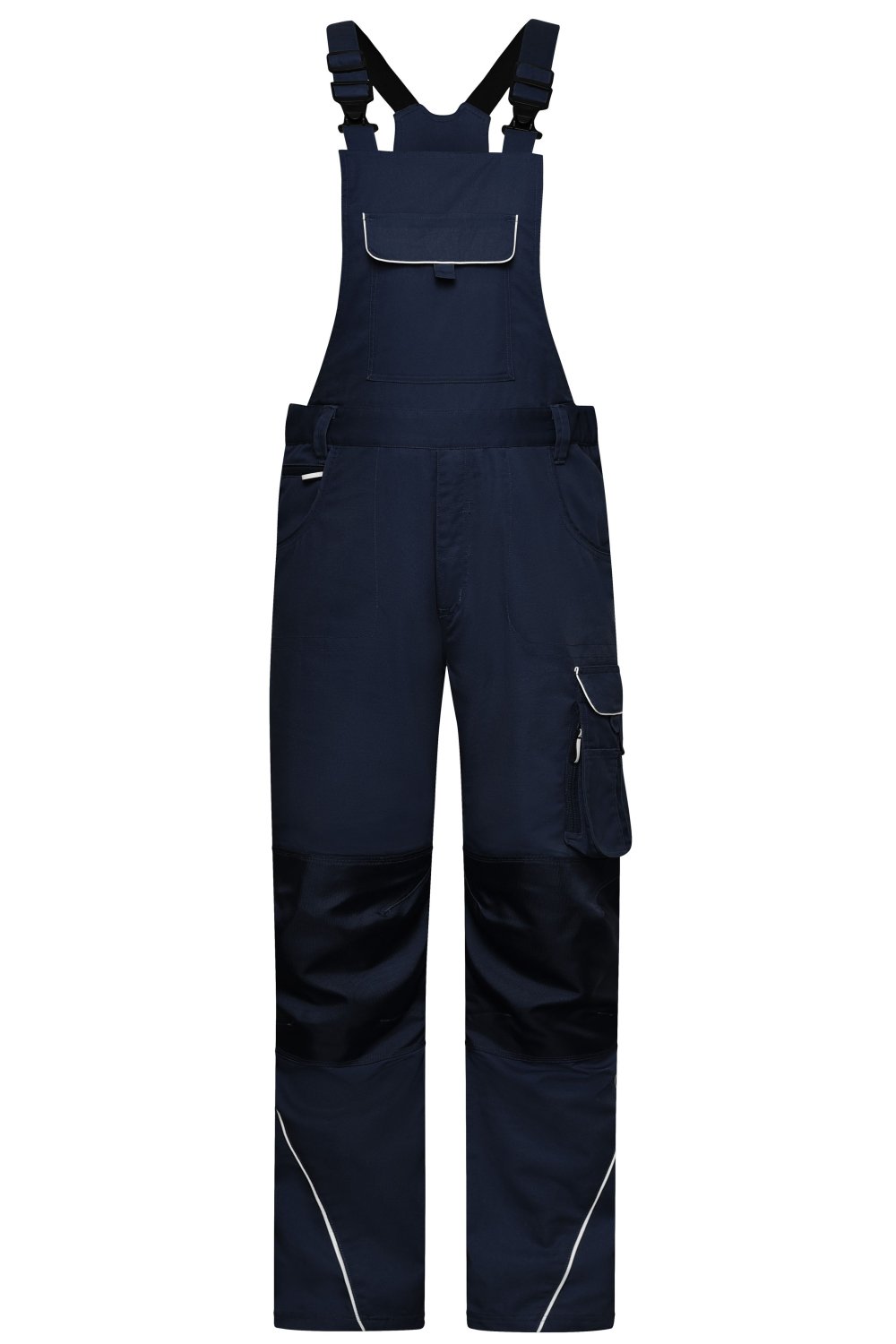 Daiber Workwear Pants with Bib - SOLID - in Navy – Vorderansicht