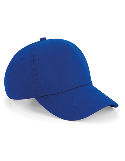 Beechfield Authentic 5 Panel Cap in Bright Royal – Vorderansicht