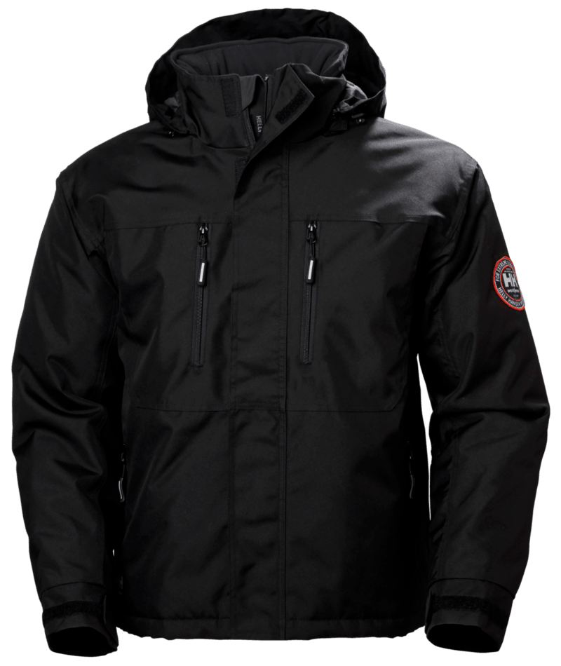 Helly Hansen Workwear BERG JACKET in Schwarz – Vorderansicht