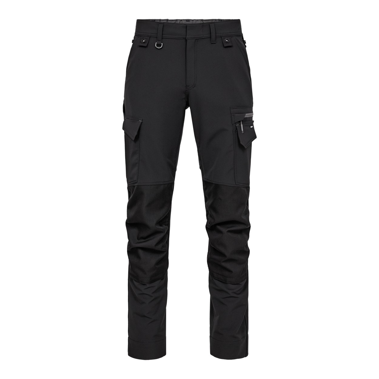 ENGEL Entire 2337-234 Arbeitshose mit 4-Wege-Stretch in Schwarz/Anthrazit Grau – Vorderansicht
