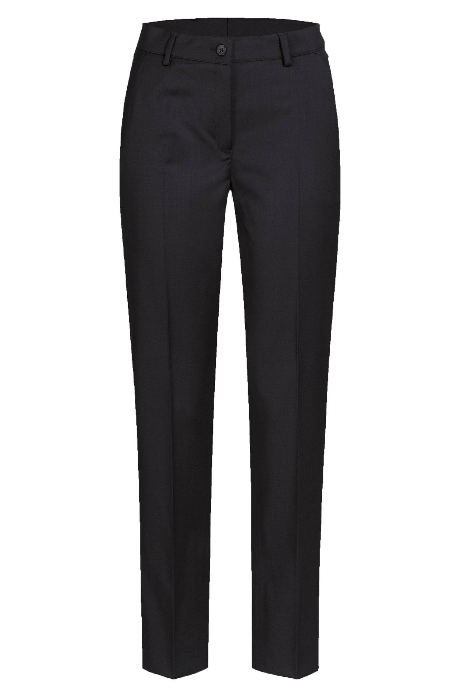 Greiff Damen-Hose SF Modern 37.5 in Schwarz – Vorderansicht