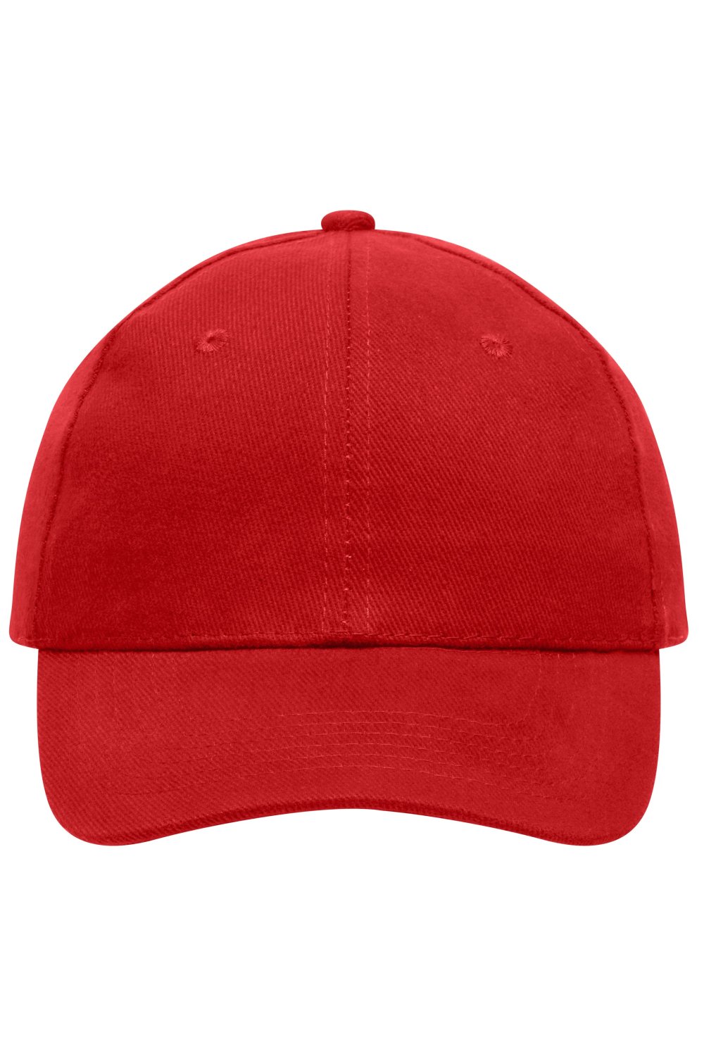 Daiber 6 Panel Cap Heavy Cotton in Red – Vorderansicht