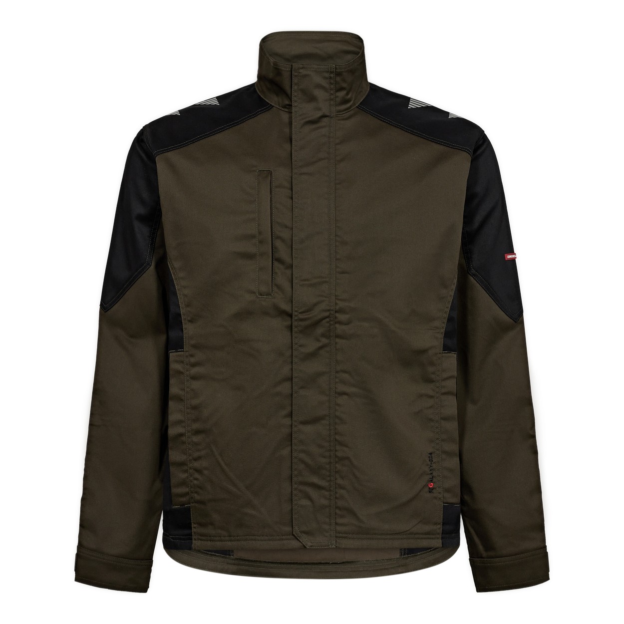 ENGEL Galaxy 1809-255 Arbeitsjacke mit 2-Wege-Stretch in Forest Green/Schwarz – Vorderansicht