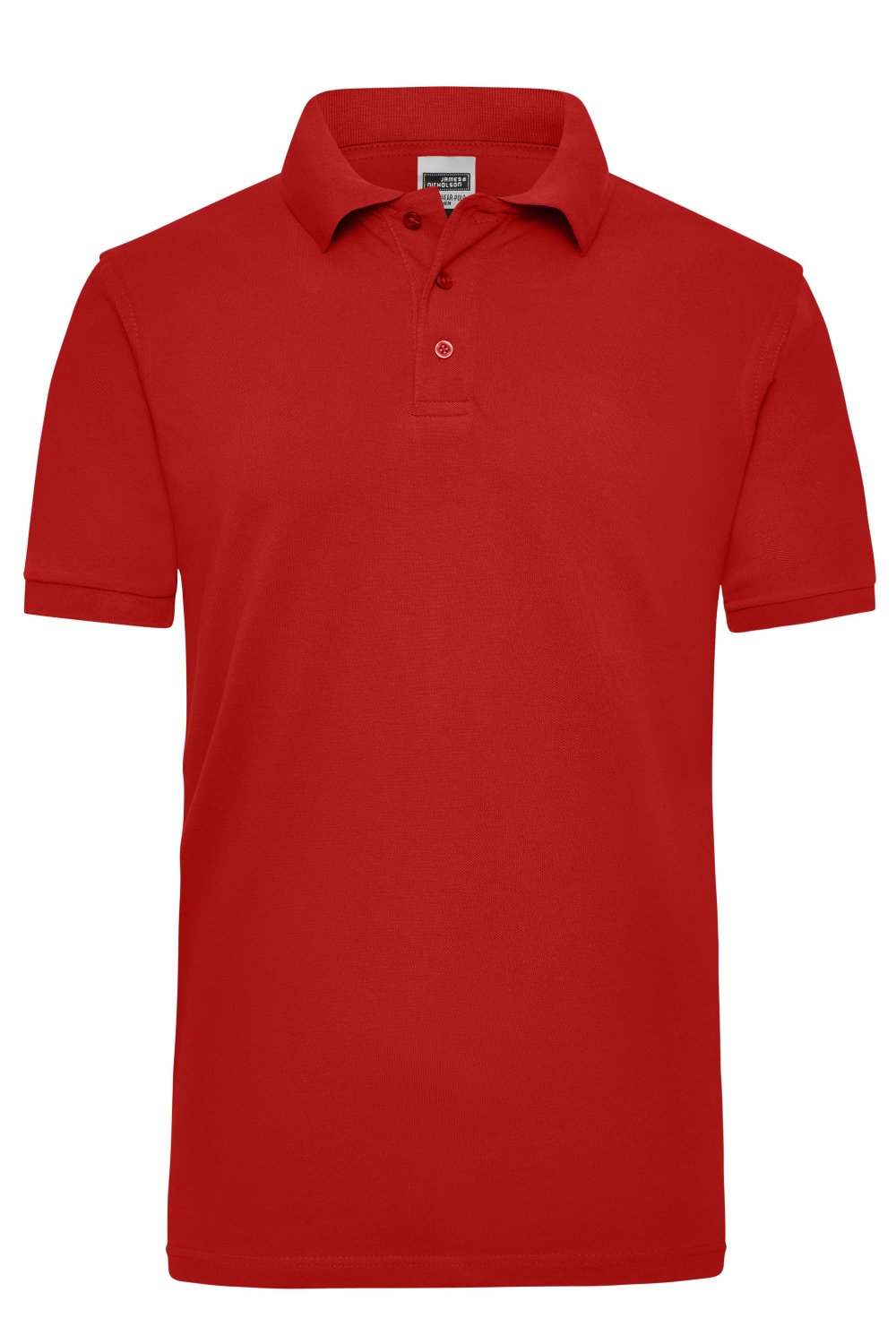 Daiber Workwear Polo Men in Red – Vorderansicht