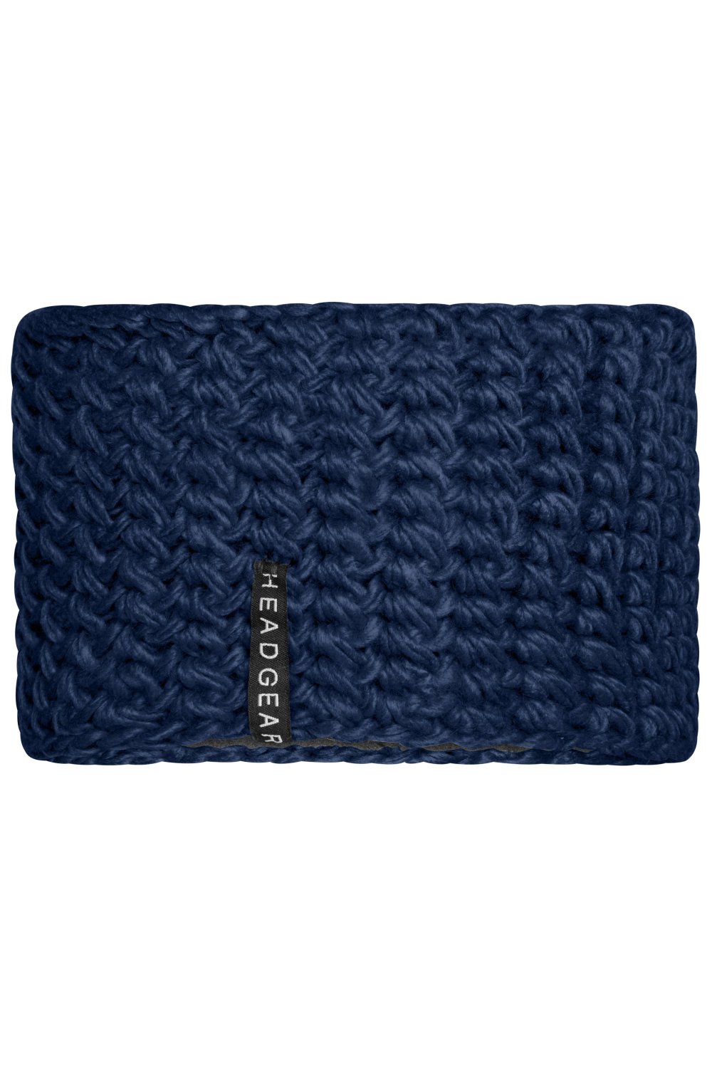 Daiber Crocheted Headband in Navy – Vorderansicht