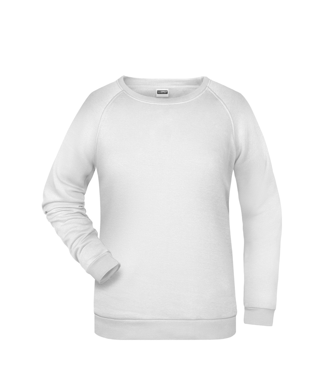 Daiber Ladies' Promo Sweat in White – Vorderansicht