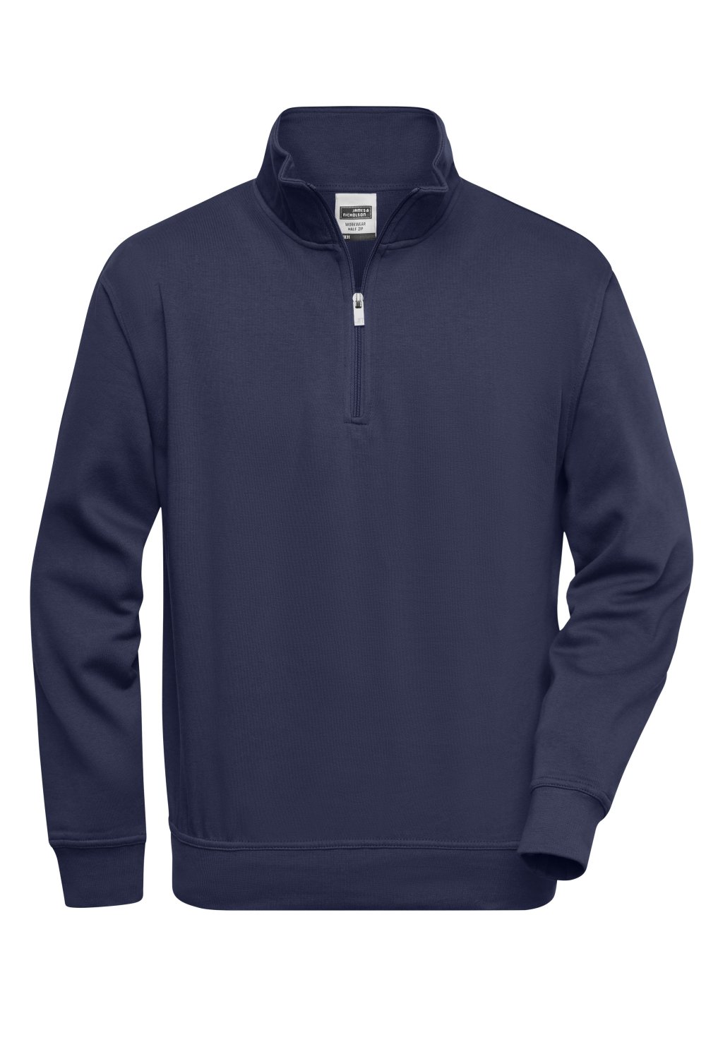 Daiber Workwear Half-Zip Sweat in Navy – Vorderansicht