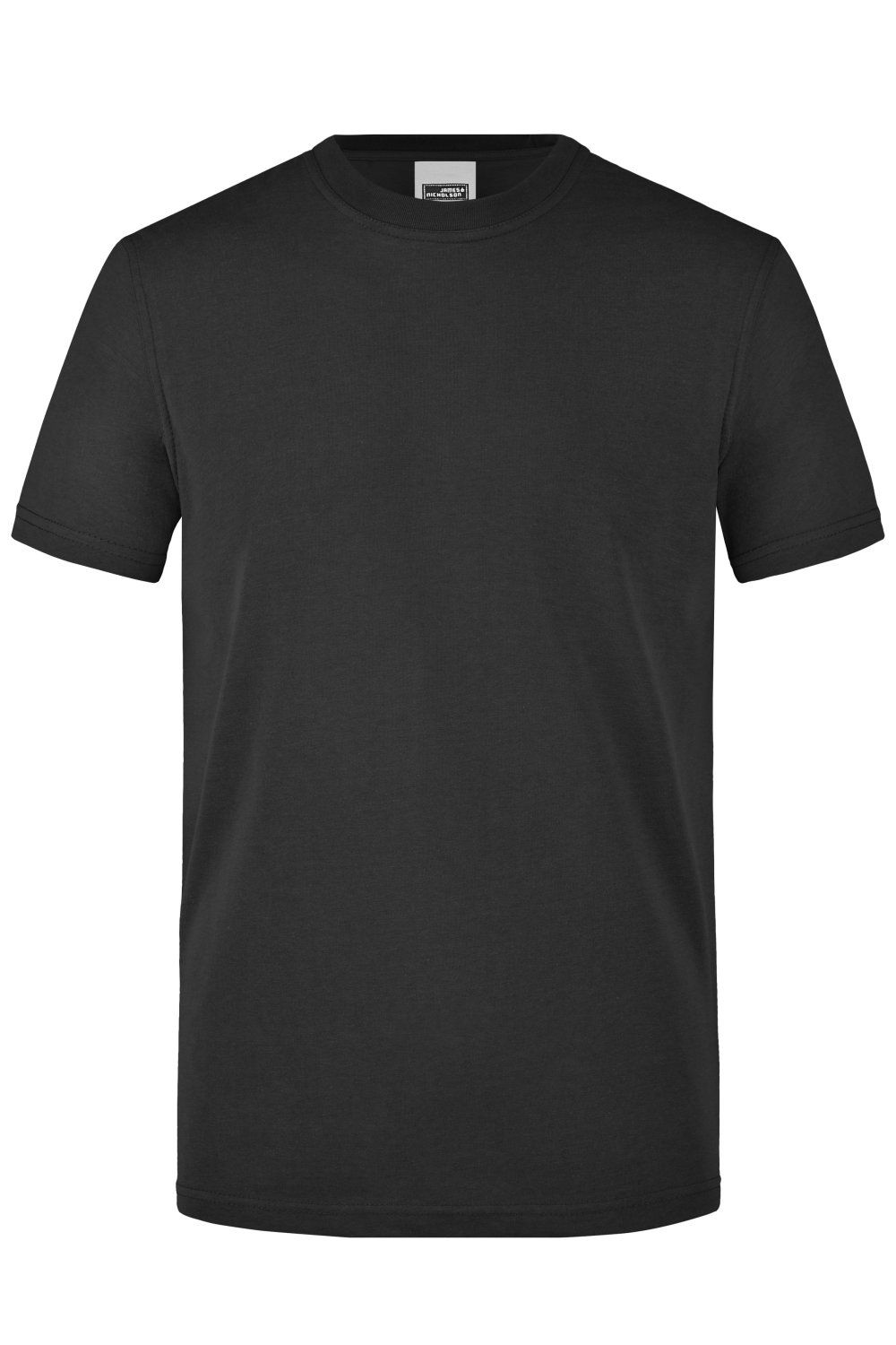 Daiber Men's Workwear T-Shirt in Black – Vorderansicht