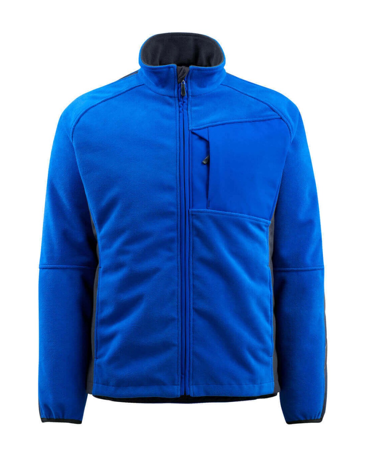 MASCOT Marburg Fleecejacke in Kornblau/Schwarzblau – Vorderansicht