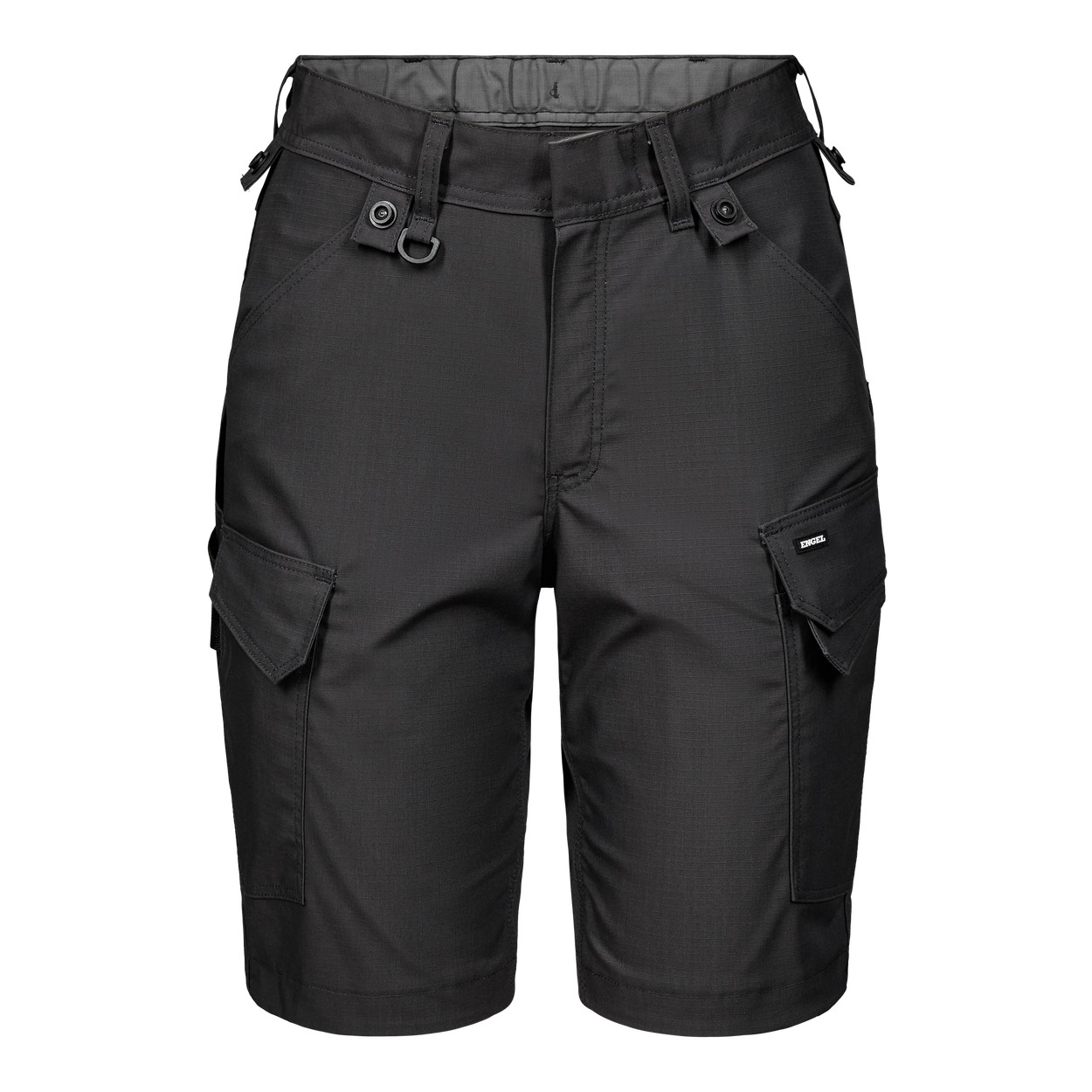 ENGEL Entire 6333-144 Damen Arbeitsshorts mit 2-Wege-Stretch in Anthrazit Grau – Vorderansicht