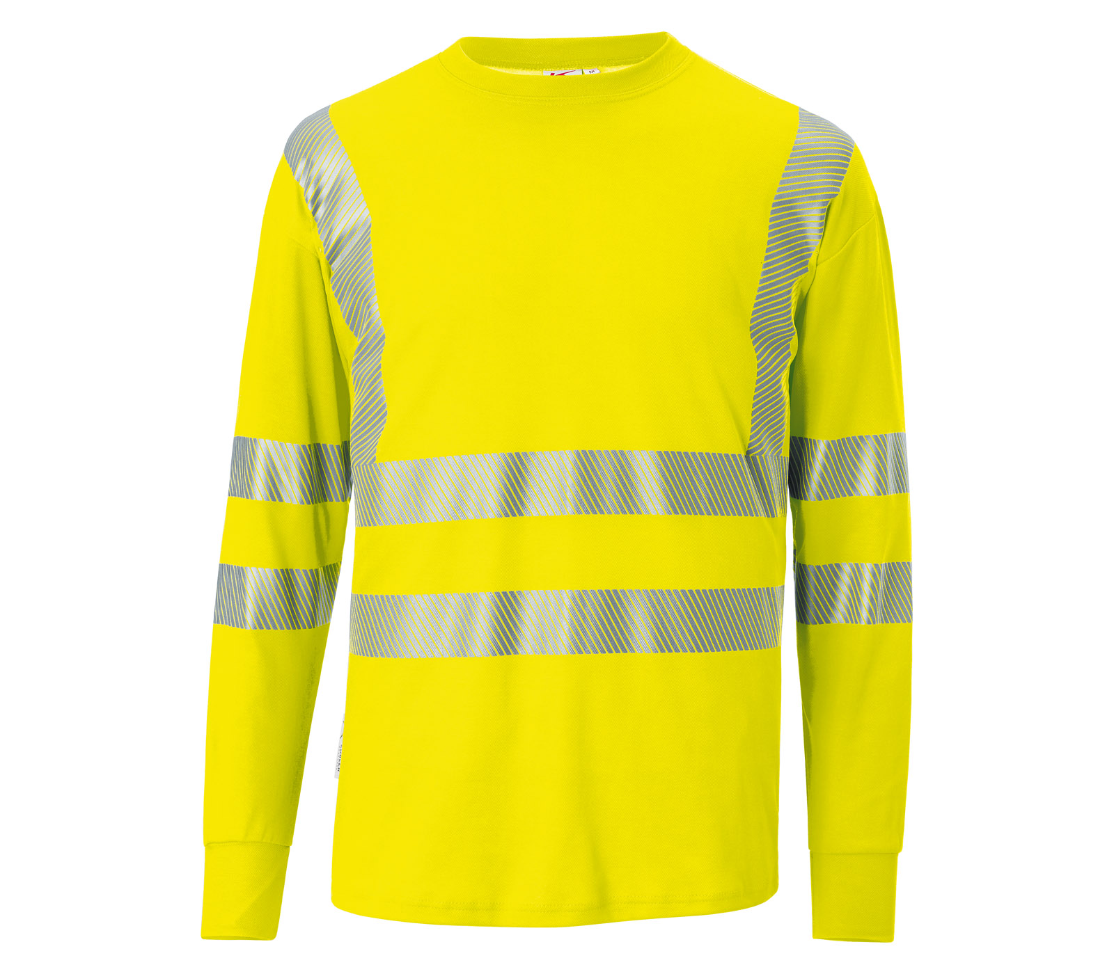 KÜBLER REFLECTIQ Longsleeve PSA 2 in Warngelb – Vorderansicht
