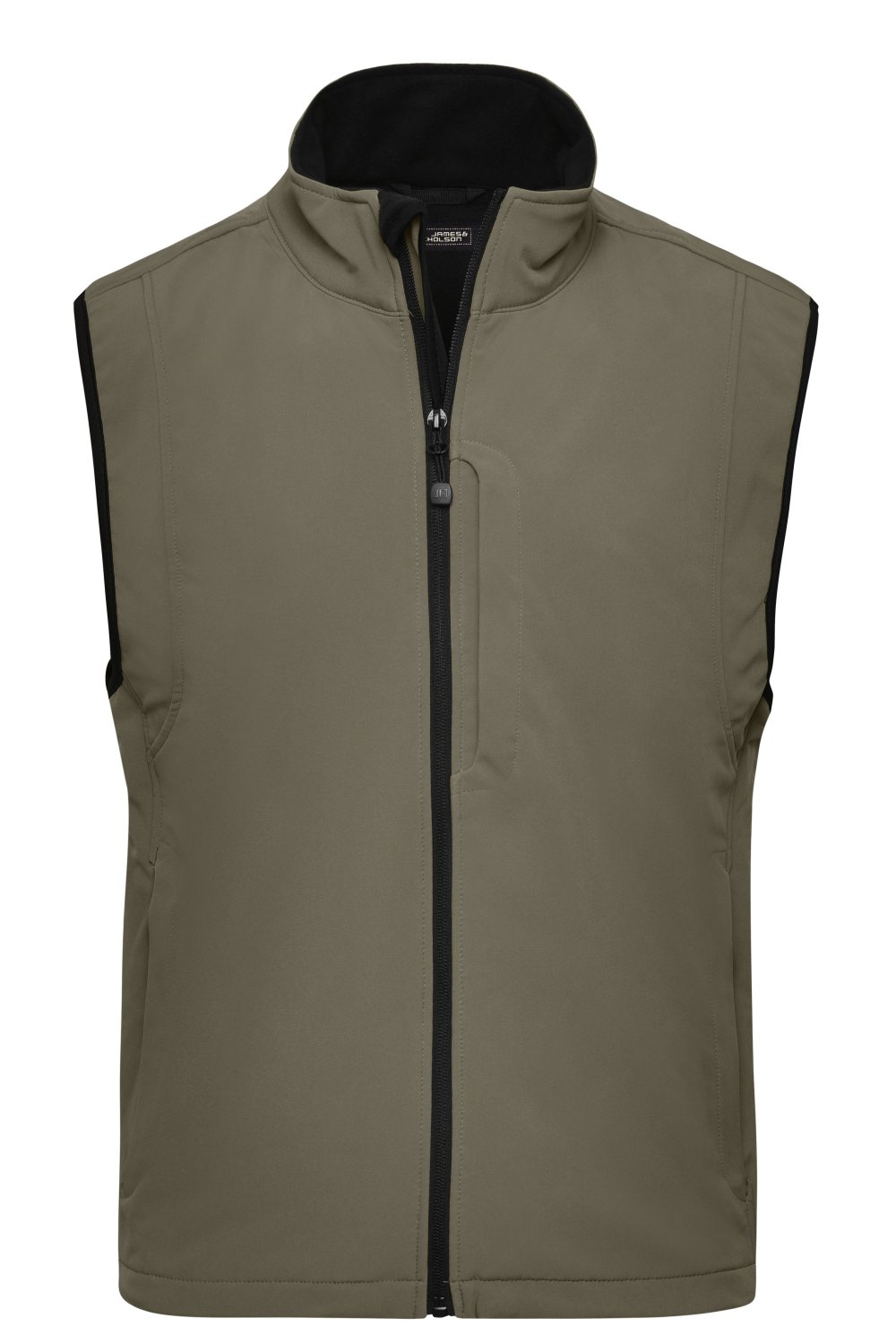 Daiber Men's Softshell Vest in Olive – Vorderansicht