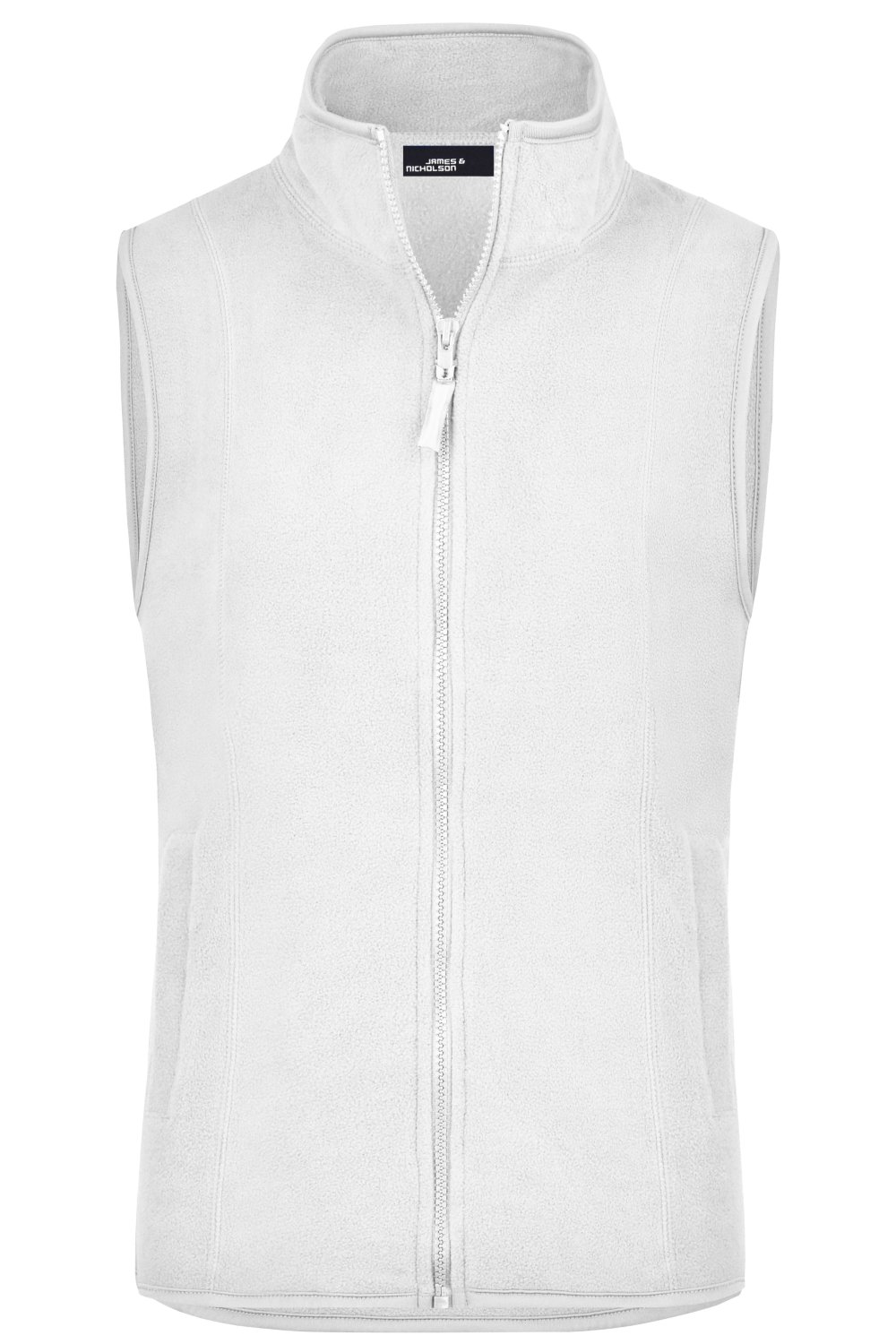 Daiber Girly Microfleece Vest in White – Vorderansicht