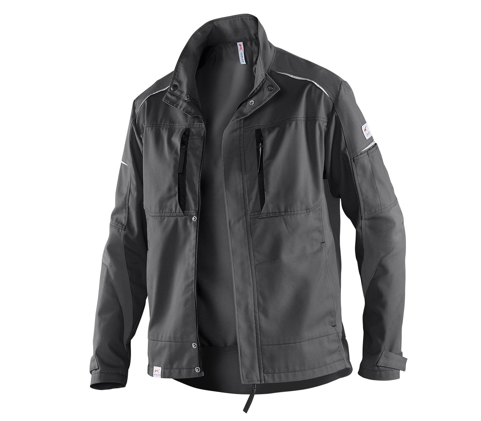 KÜBLER ACTIVIQ Jacke in Anthrazit – Vorderansicht
