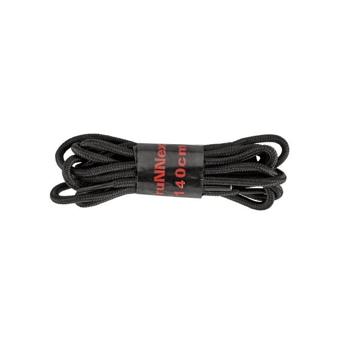 RUNNEX® Rundsenkel in Schwarz – Vorderansicht