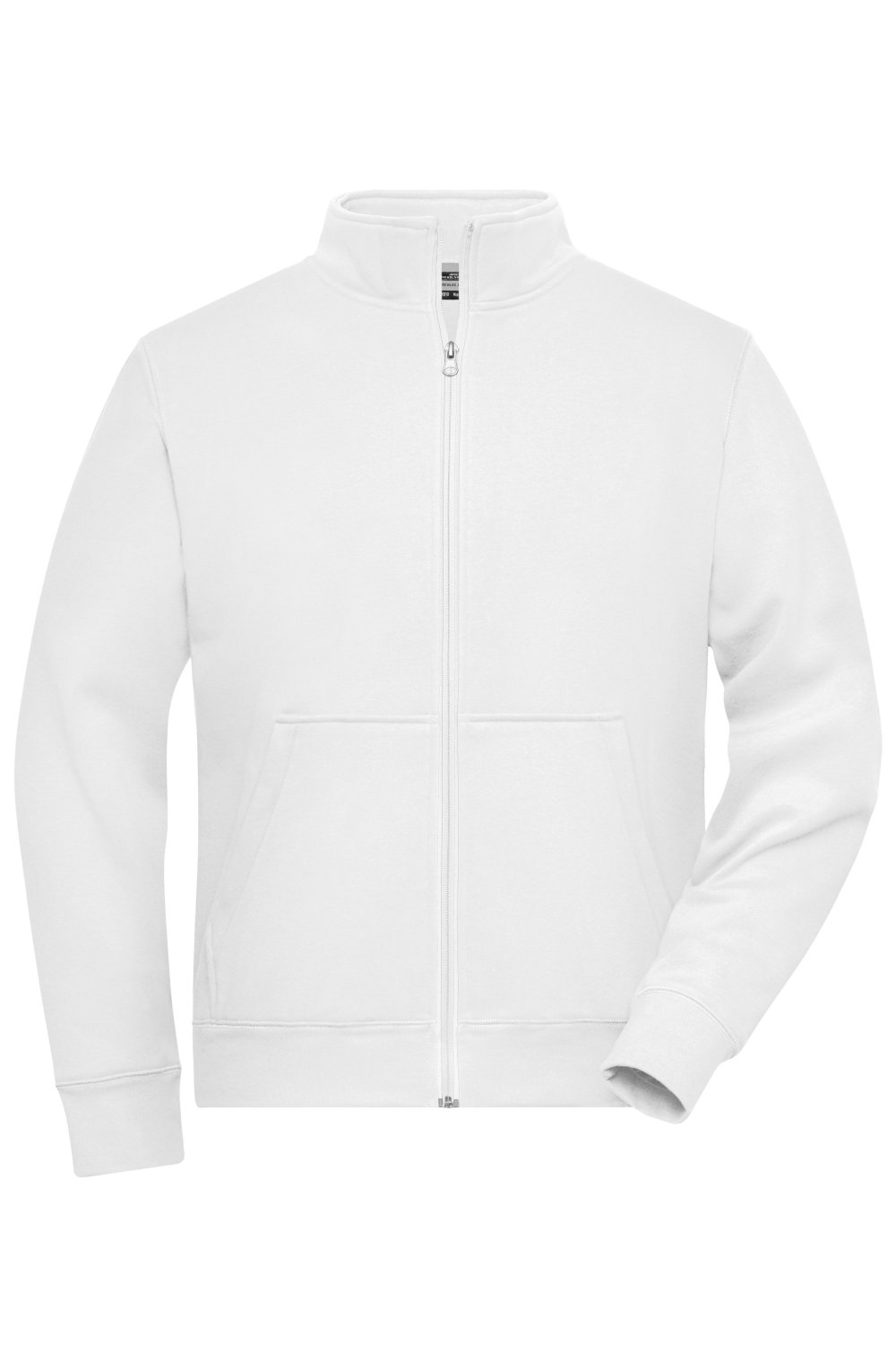Daiber Doubleface Work Jacket - SOLID - in White – Vorderansicht