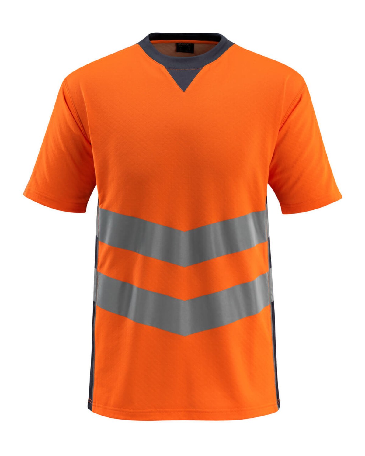 MASCOT Sandwell T-Shirt in Hi-Vis Orange/Schwarzblau – Vorderansicht