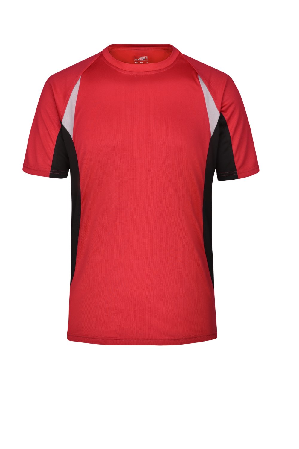 Daiber Men's Running-T in Red/Black – Vorderansicht