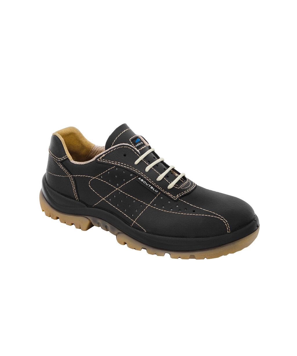 ABOUTBLU Tropea S1P in Schwarz – Vorderansicht