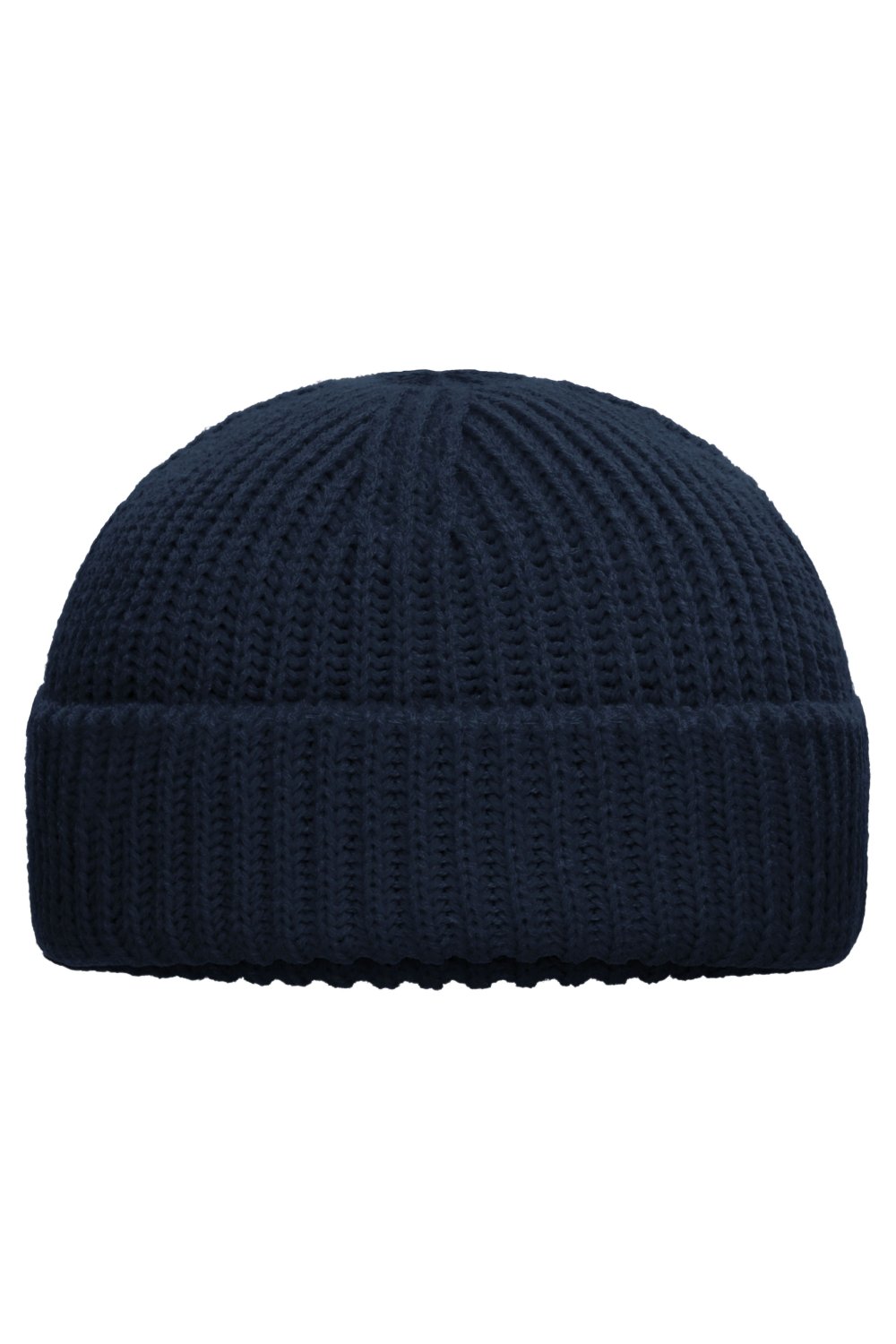 Daiber Fisherman Beanie in Navy – Vorderansicht