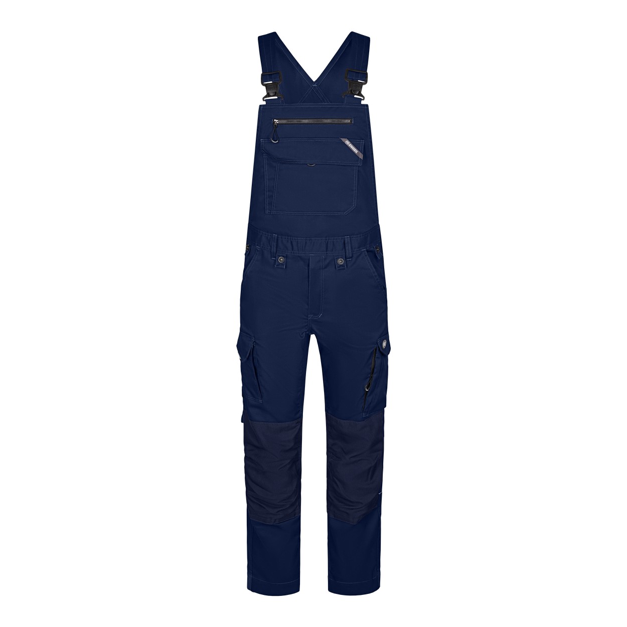 ENGEL X-treme 3360-186 Latzhose aus Stretch in Blue Ink – Vorderansicht